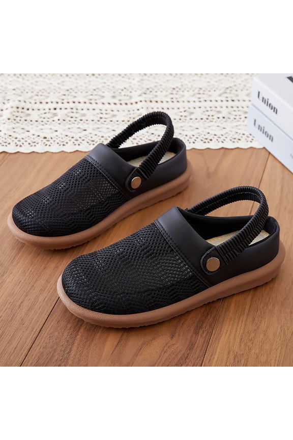 Shoes for Women Clogs Sandals Closed - Toe Wedge Clogs Sling - Back Mules with Foot Arch Pad ,Comfort Walking Shoes