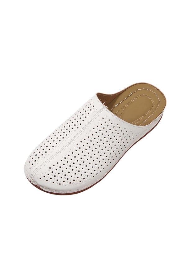 Shoes for Women Clogs Sandals: Comfortable Closed Toe Wedge Shoes Sling-Back Walking Mules with Arch Support