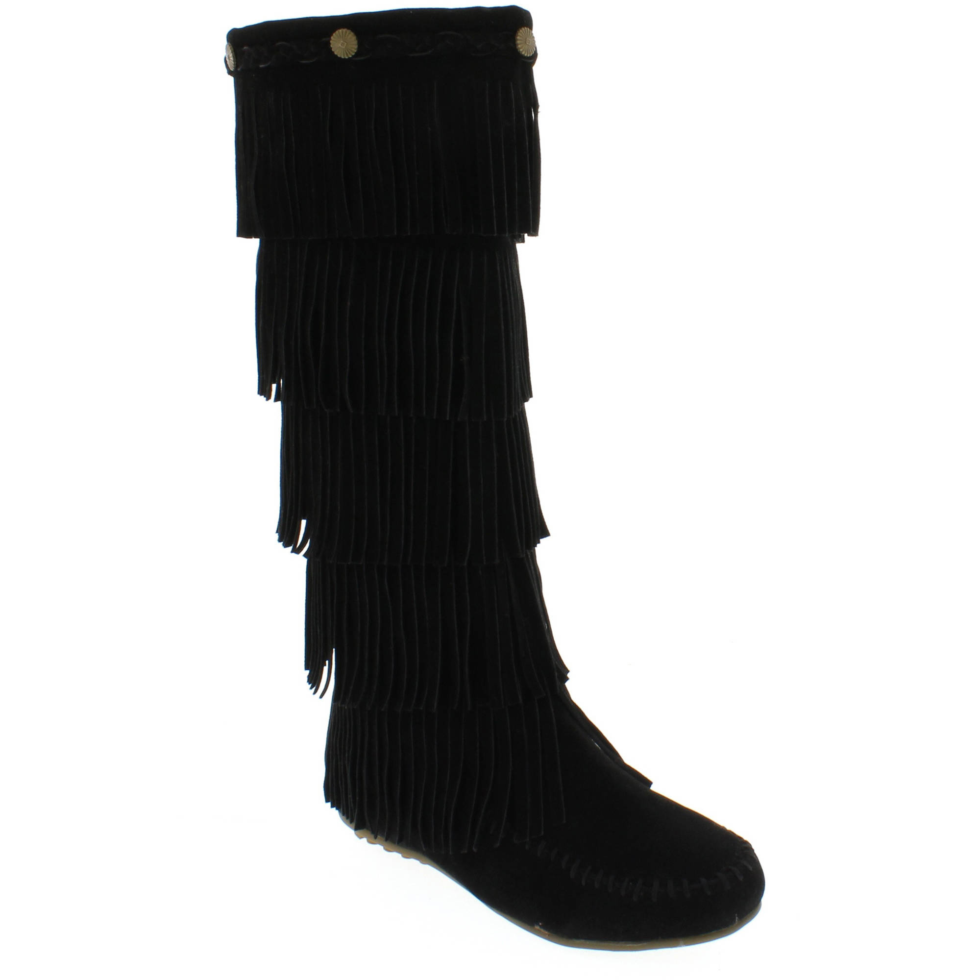 Shoes of Soul Women's Layer Fringe Boots - image 1 of 4