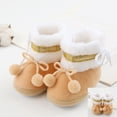 thumbnail image 1 of Shoes with Not Slippery Sneakers Rubber Sole Slippers Boys Baby Sock Shoes Fall Winter Baby Home Floor, 1 of 5