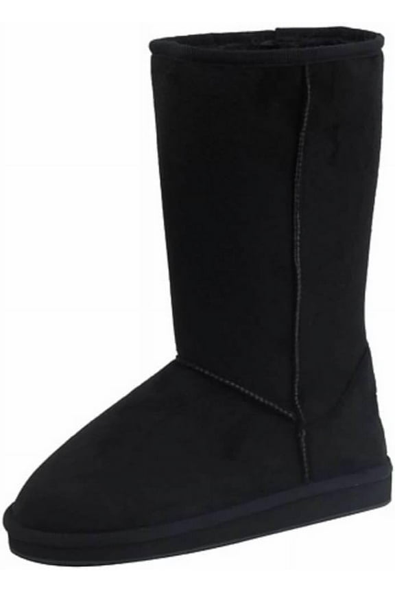 Genuine Australia Faux Fur Winter Boots for Women, Water Resistance Furry Women Boots Steph Black 8