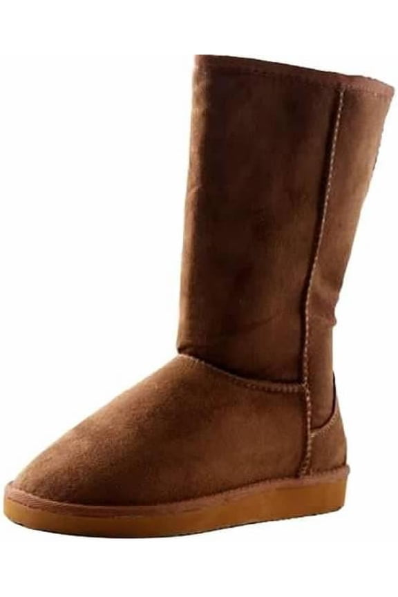 Genuine Australia Faux Fur Winter Boots for Women, Water Resistance Furry Women Boots Steph Camel 9