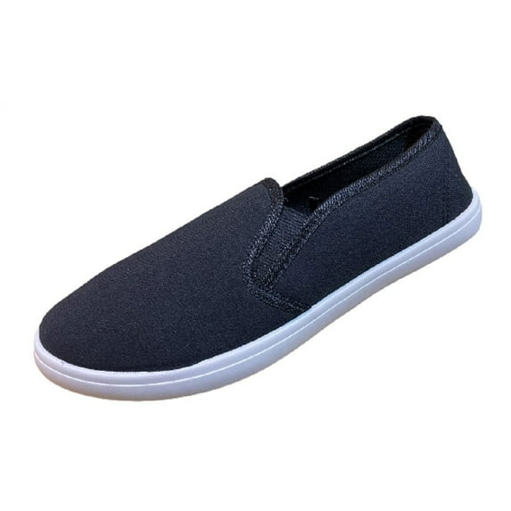 Shoes8teen Men's Shoes Slip On Slip-Ons Black, White Decks