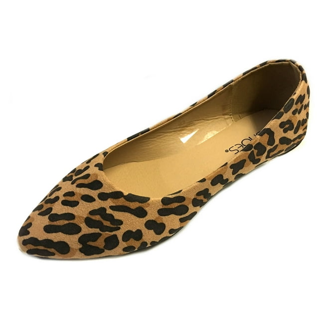 Shoes8teen Women's Pointy Toe Ballet Flats - Walmart.com
