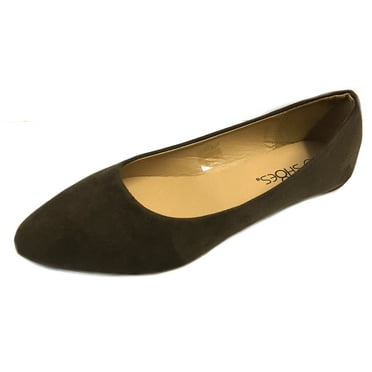 Shoes8teen Women's Pointy Toe Ballet Flats