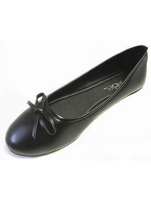 Womens Ballerina Ballet Flats Shoes 8500 Black 9