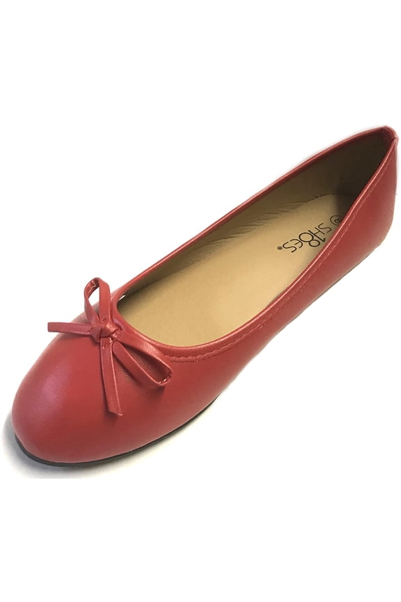 Womens Ballerina Ballet Flats Shoes Leopard & Solids