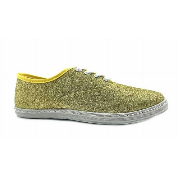 Shoes8teen Womens Canvas Shoes Lace up Sneakers 324yellowglt10