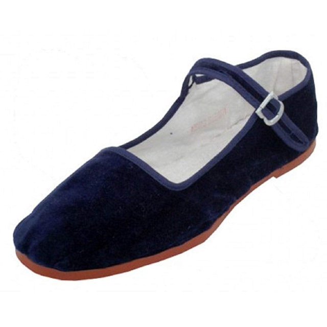 Shoes8teen Womens Cotton China Doll Mary Jane Shoes Ballerina Ballet ...