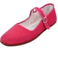thumbnail image 1 of Shoes8teen Womens Cotton China Doll Mary Jane Shoes Ballerina Ballet Flats, 1 of 2