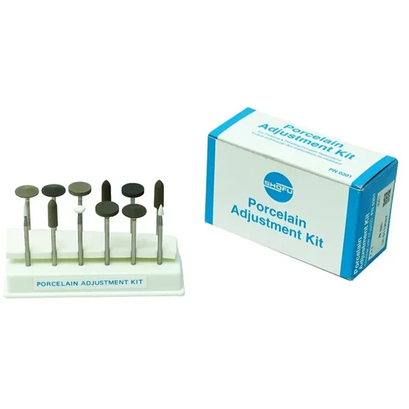 Shofu Porcelain Adjustment Kit PN0301  Dental Finishing and Polishing Set  12 Points