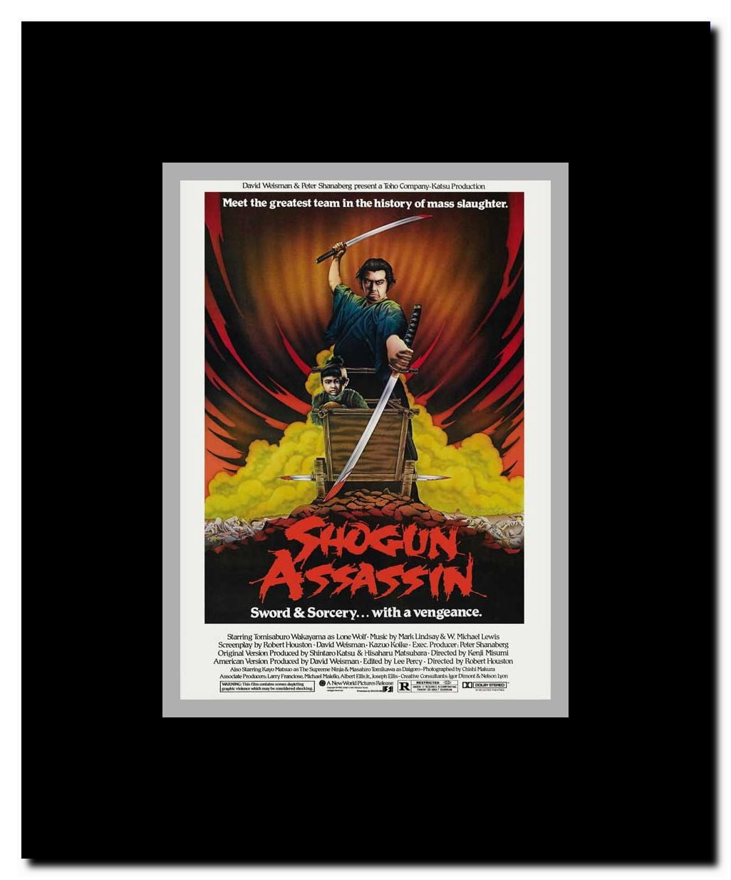 Shogun Assassin Framed Movie Poster