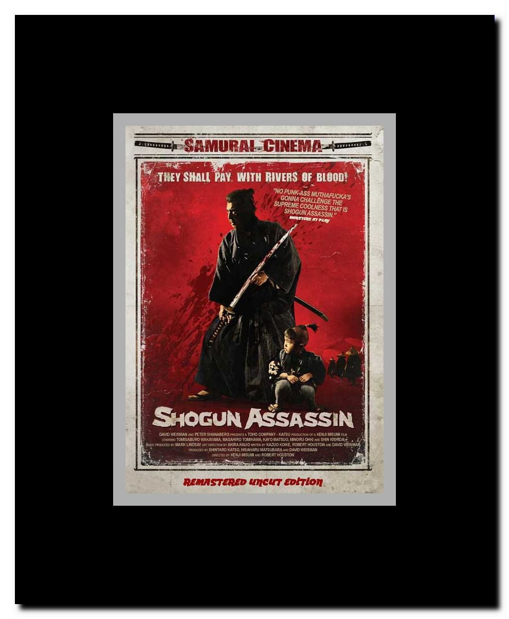 Shogun Assassin Framed Movie Poster