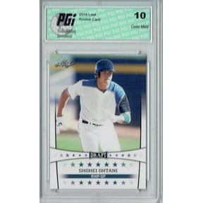 Shohei Ohtani 2018 Leaf Draft #ST-01 Rookie Card PGI 10 Los Angeles Dodgers