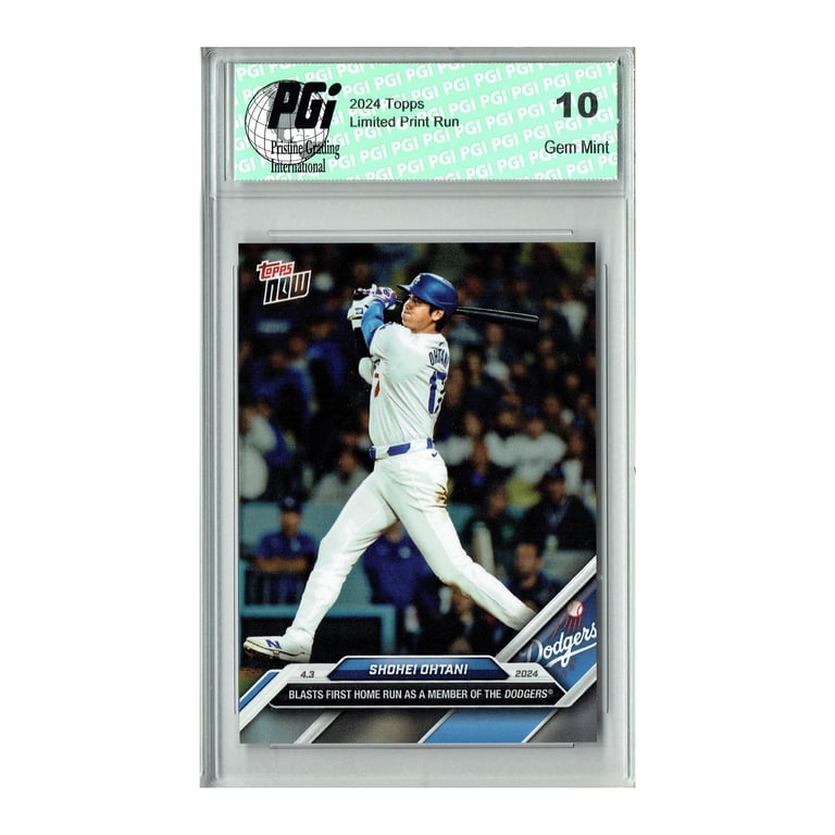 Topps Now Shohei Ohtani 2024 Dodgers Home Run Trading Card PGI 10, Graded  Collectible - Walmart.com