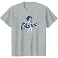 Shohei_Ohtani Batting Caricature Los_Angeles Baseball Men Women T