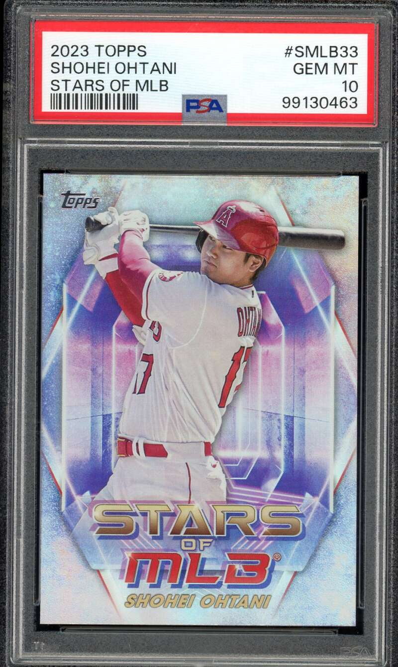 Shohei Ohtani Card 2023 Topps Stars Of MLB #SMLB33 PSA 10