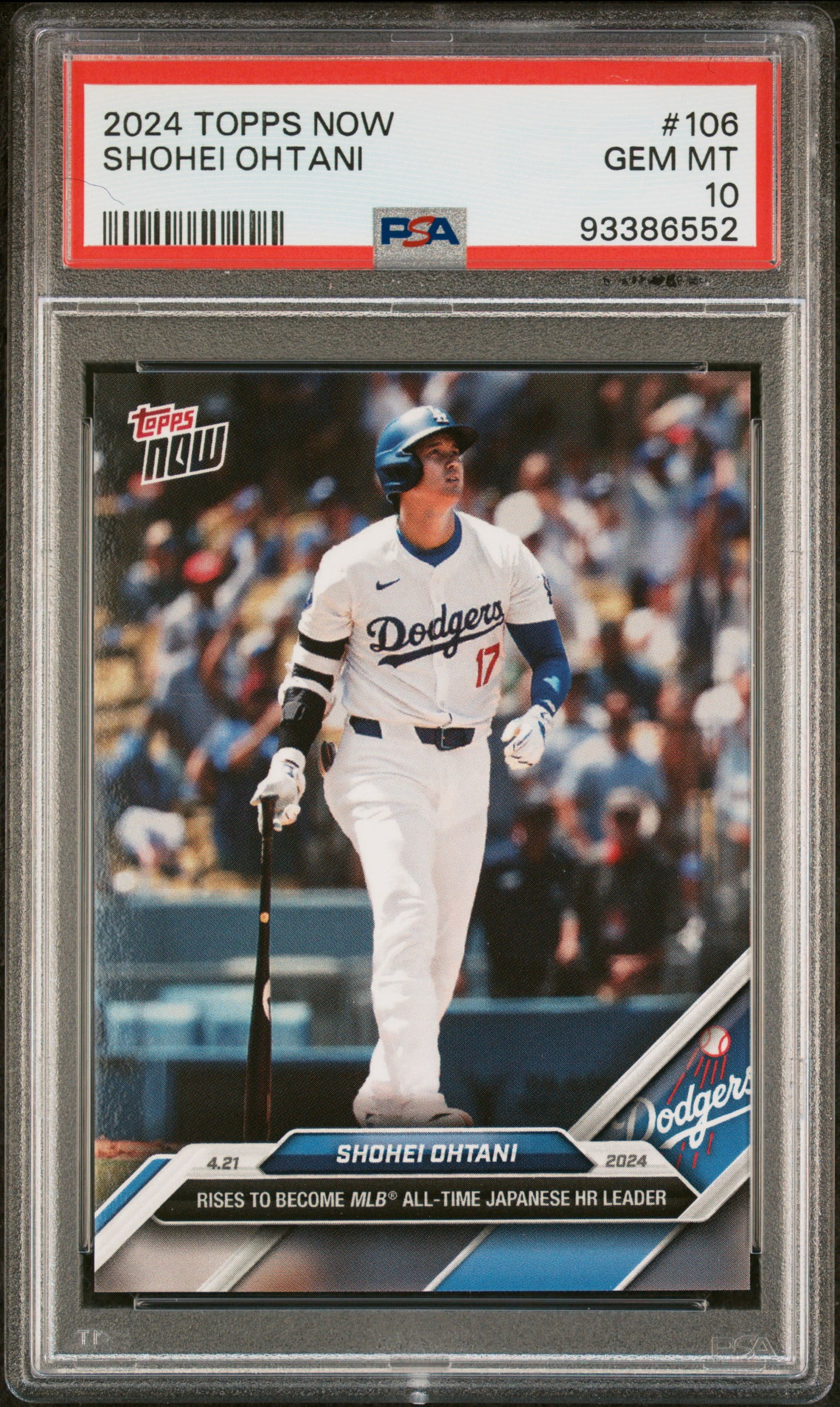 2022 Topps Chrome Sepia Refractor #1 Shohei Ohtani Angels