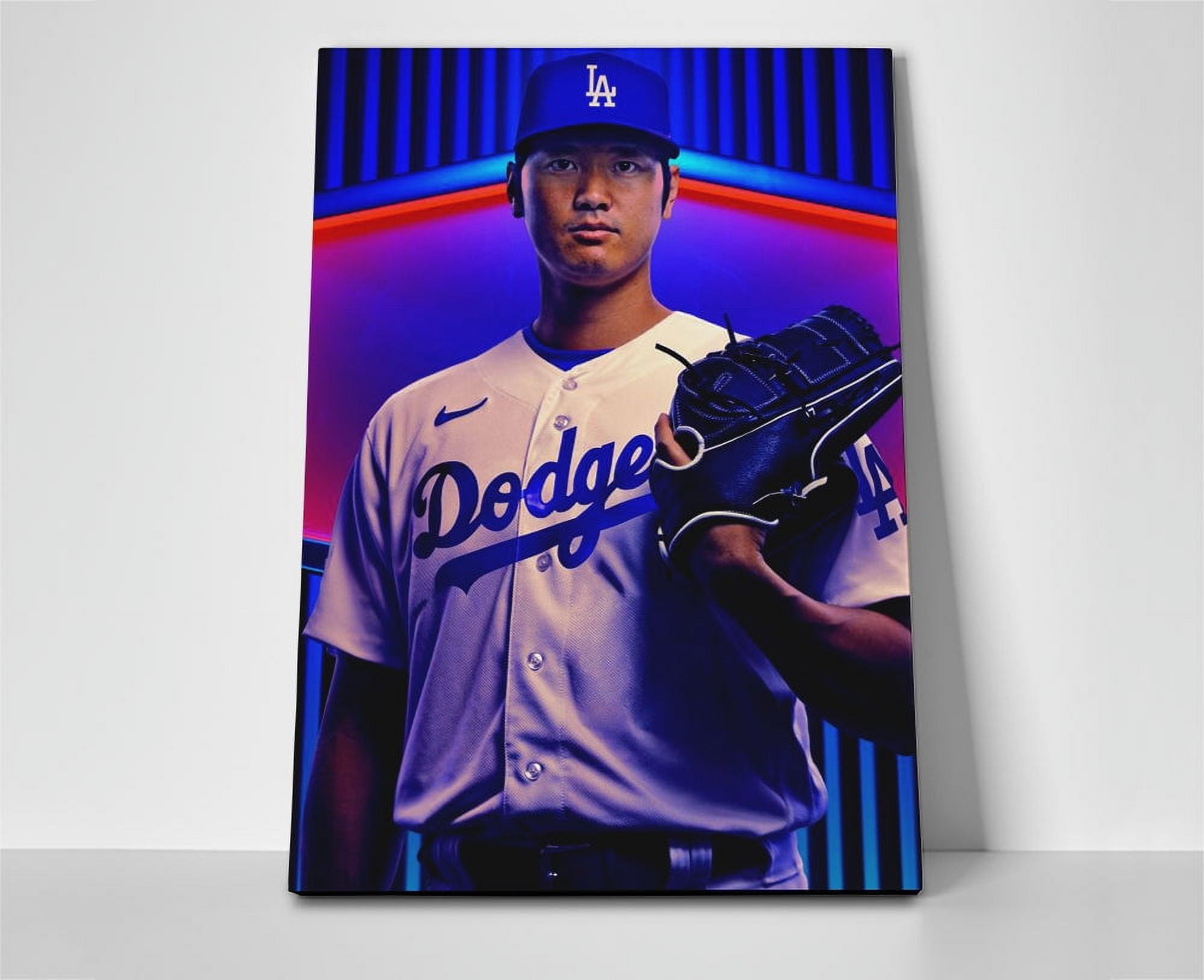 Shohei Ohtani LA Dodgers Poster or Wrapped Canvas - Walmart.com