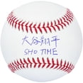 thumbnail image 1 of Shohei Ohtani Los Angeles Angels Autographed Baseball with "Shotime" Inscription - Kanji Signature - Limited Edition of 17 - Fanatics Authentic Certified, 1 of 3