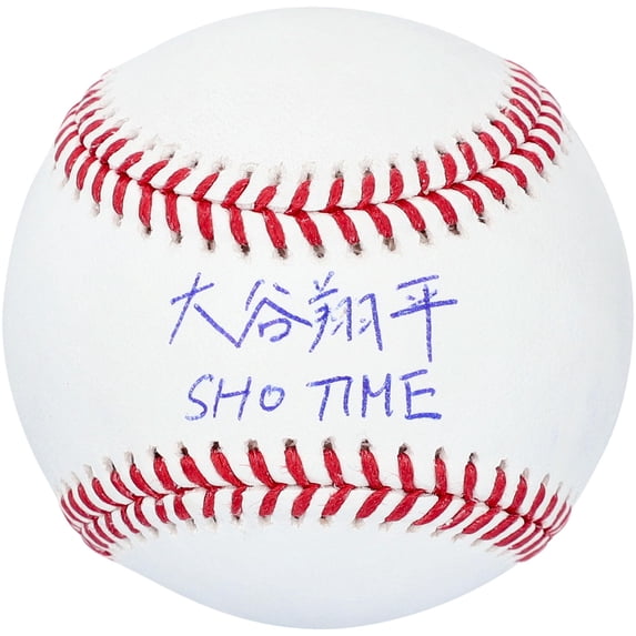 Shohei Ohtani Los Angeles Angels Autographed Baseball with "Shotime" Inscription - Kanji Signature - Limited Edition of 17 - Fanatics Authentic Certified