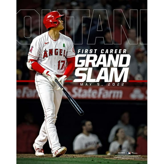 Shohei Ohtani Los Angeles Angels Unsigned First Career Grand Slam Photograph