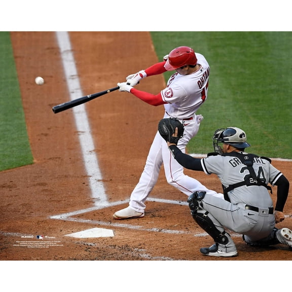 Shohei Ohtani Los Angeles Angels Unsigned Home Run Photograph