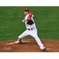thumbnail image 1 of Shohei Ohtani Los Angeles Angels Unsigned Pitching Photograph, 1 of 1