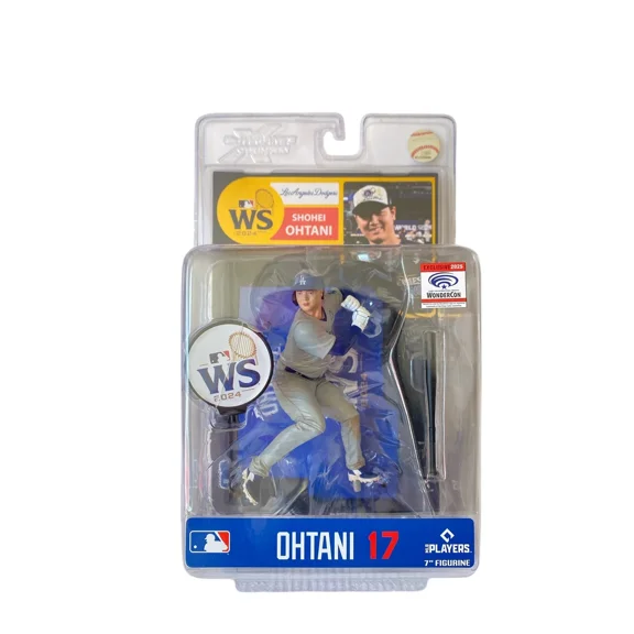 Shohei Ohtani MLB LA Dodgers McFarlane Toys Figure World Series Wondercon Exclusive
