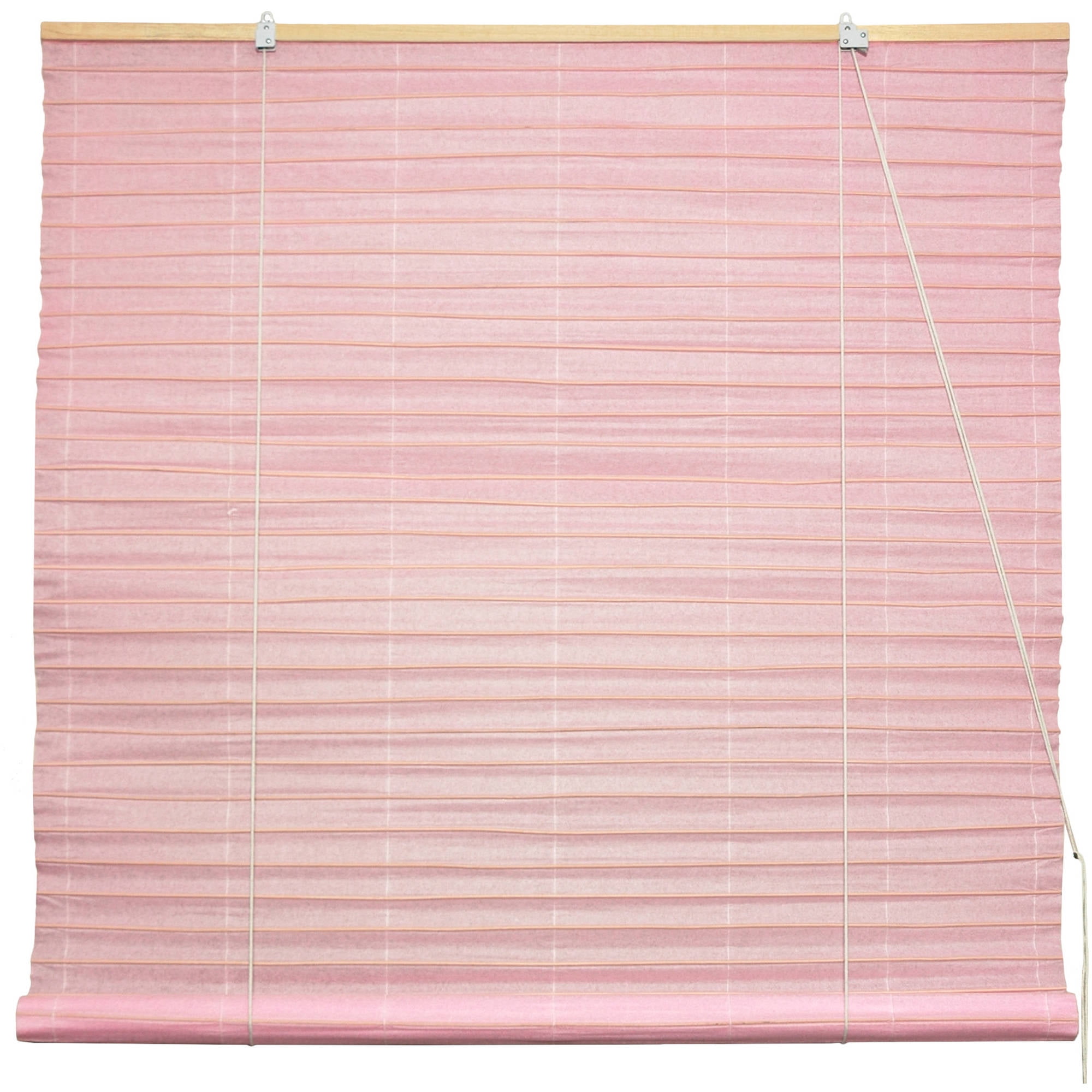 Shoji Paper Roll Up Blinds, Light Pink