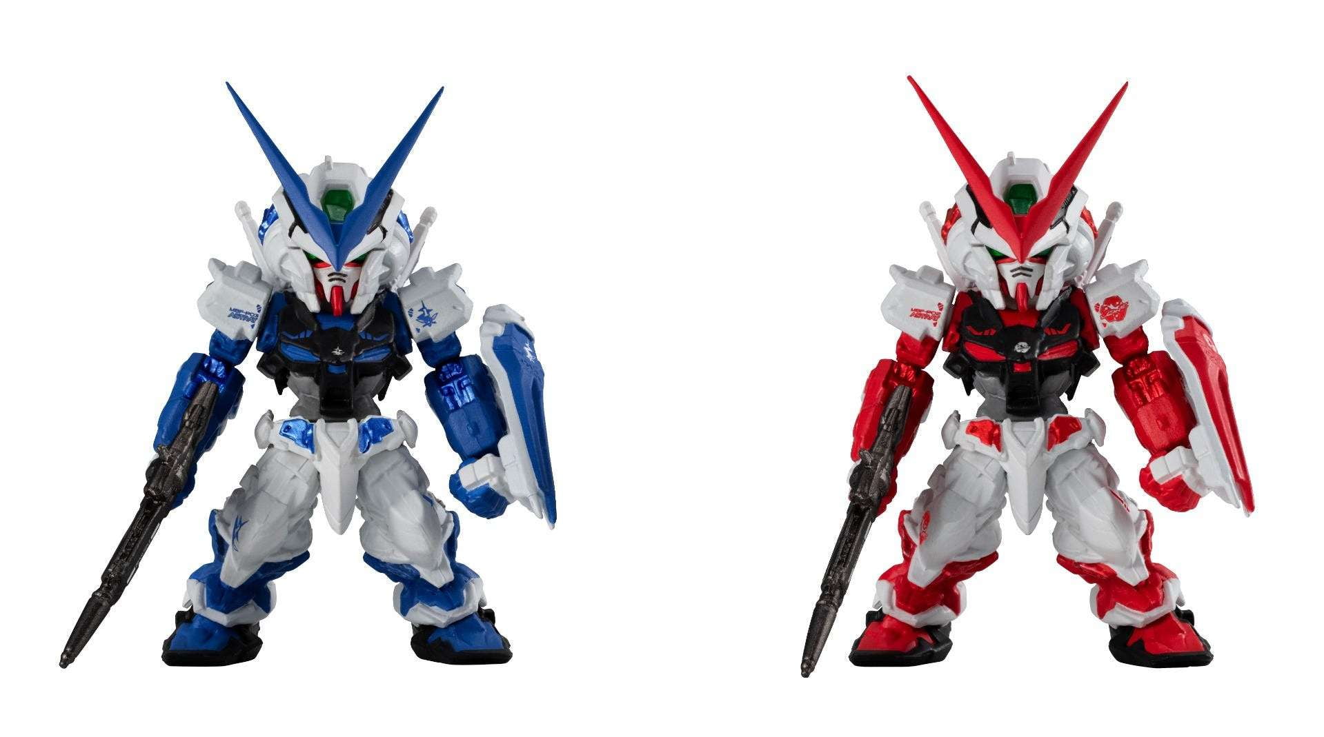 GUNDAM WAR BASED BOOSTER 赤と青 セット Shokugan Converge FW Converge Core Gundam Astray Red & Blue Set