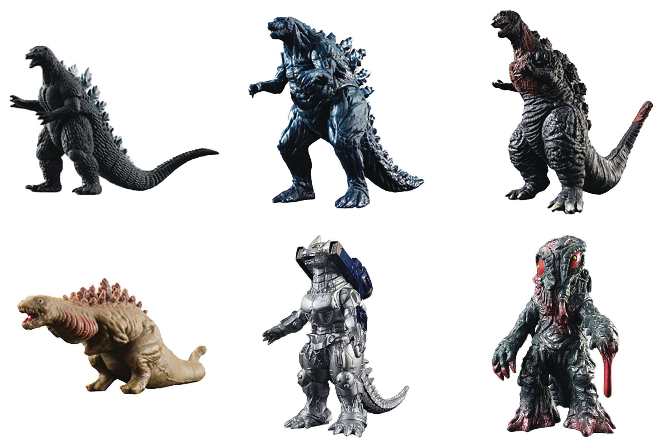 Shokugan Godzilla Collection Godzilla Box of 10 Mini Figures Shokugan Godzilla Collection Godzilla Box of 10 Mini Figures