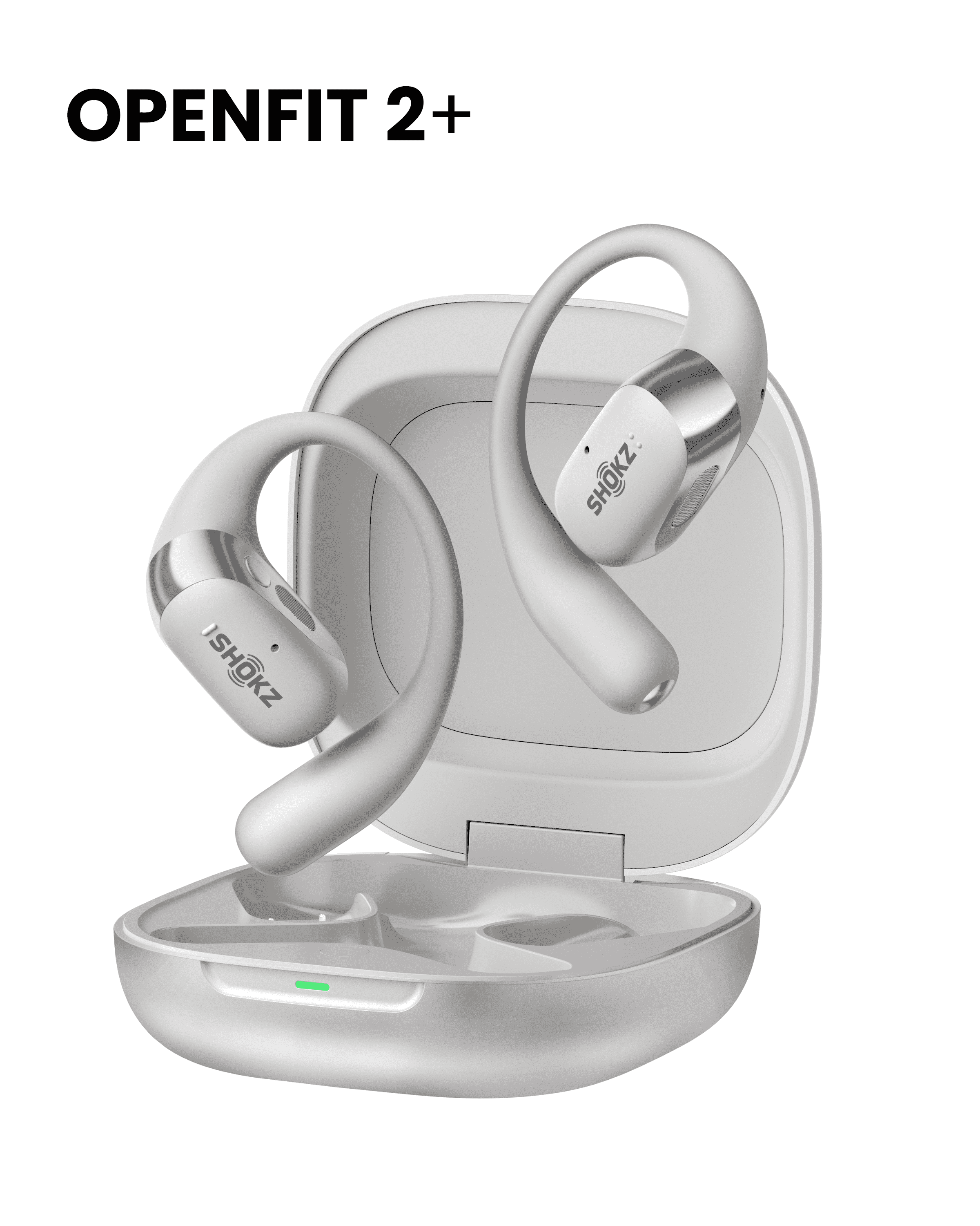 SHOKZ New OpenFit 2+ Open-Ear Headphones, Dolby Audio Enabled