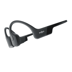 Open Box Shokz Open Run Wireless Bone Conduction Sport Headphones with Built-In Mic - Black