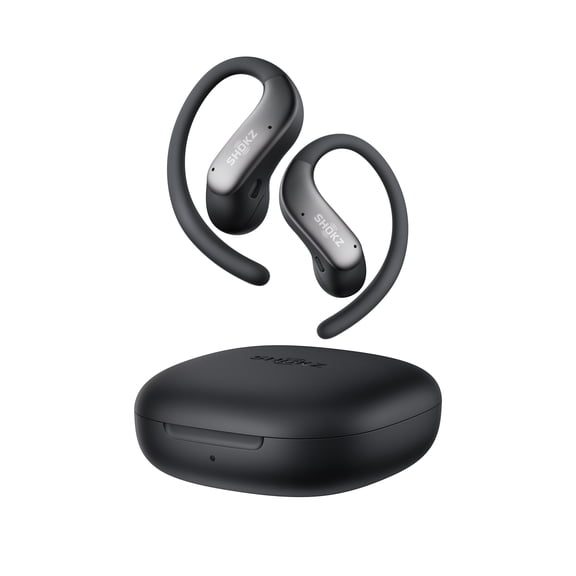Shokz Openfit Air 2 - Open-Ear Headphones, True Wireless Earbuds, Water Resistant,Black