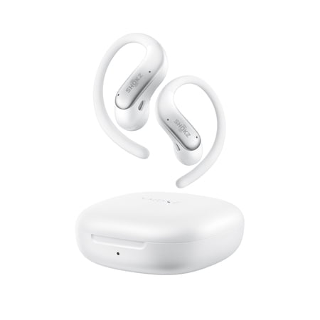 SHOKZ OpenFit Air 2 - Open-Ear Headphones, True Wireless Earbuds, Water Resistant,White