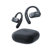 Shokz OpenFit Air - Open-Ear Headphones, True Wireless Earbuds, Water Resistant, Secure Earhooks for Daily Use, black