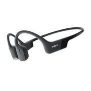 SHOKZ OpenRun Bone Conduction Waterproof Bluetooth Headphones for Sports with Cooling Wristband (Black)