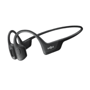 Shokz OpenRun Pro Premium Bone Conduction Open Ear Bluetooth Headphones for Sports with Cooling Wristband Black
