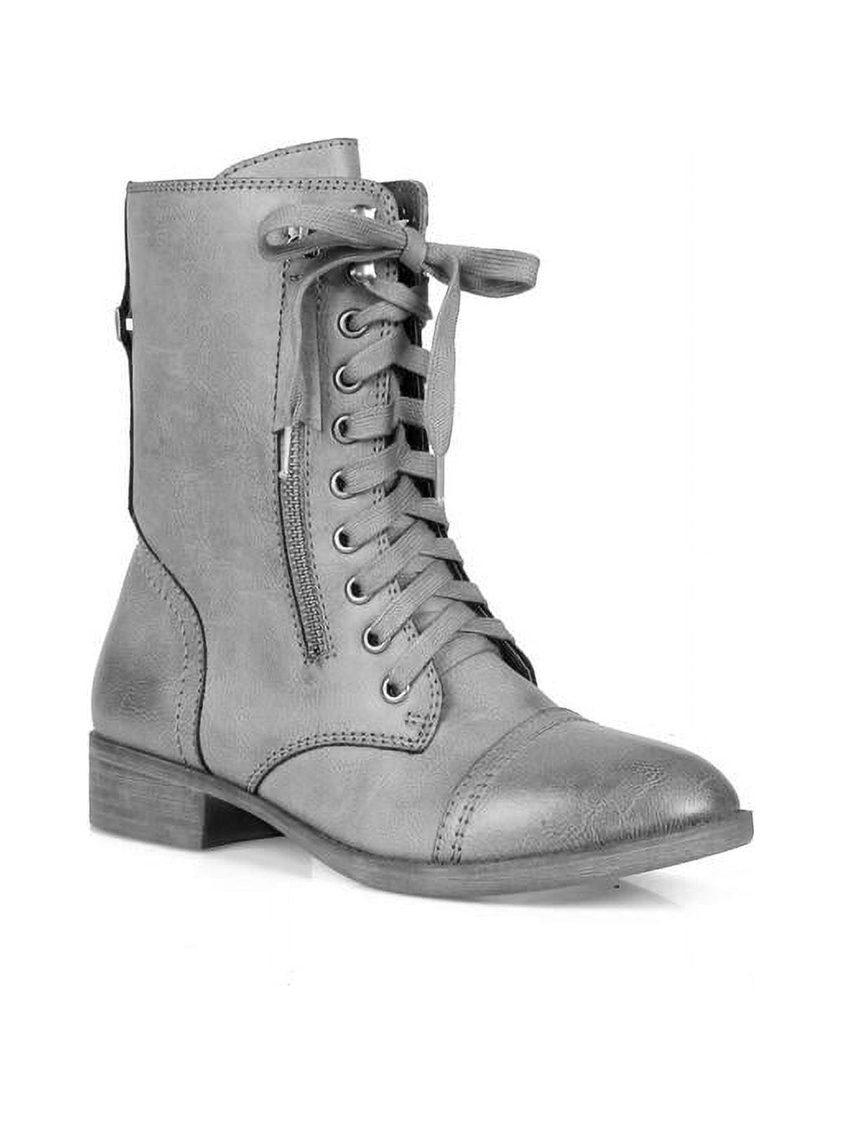 Grey military boots womens online