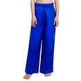 thumbnail image 1 of Sholeno Boys Girls Praise Dance Palazzo Pants Church Worship Satin Wide Leg Trousers Liturgical Bottoms Royal Blue 12, 1 of 6