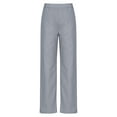 thumbnail image 1 of Sholeno Boys School Trousers with Belt Loop Slim Fit Elasticated Waist School Uniform Grey 12, 1 of 8