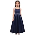 thumbnail image 1 of Sholeno Flower Girl Junior Bridesmaid Dress Wedding Evening Party Elegant Banquet Birthday Ball Gowns Navy Blue 14, 1 of 7