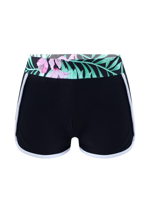 Girls Active Swim Shorts Quick Dry Beach Swimming Bottom Boyshort UPF50+ Rash Guard Swimwear Lily 14