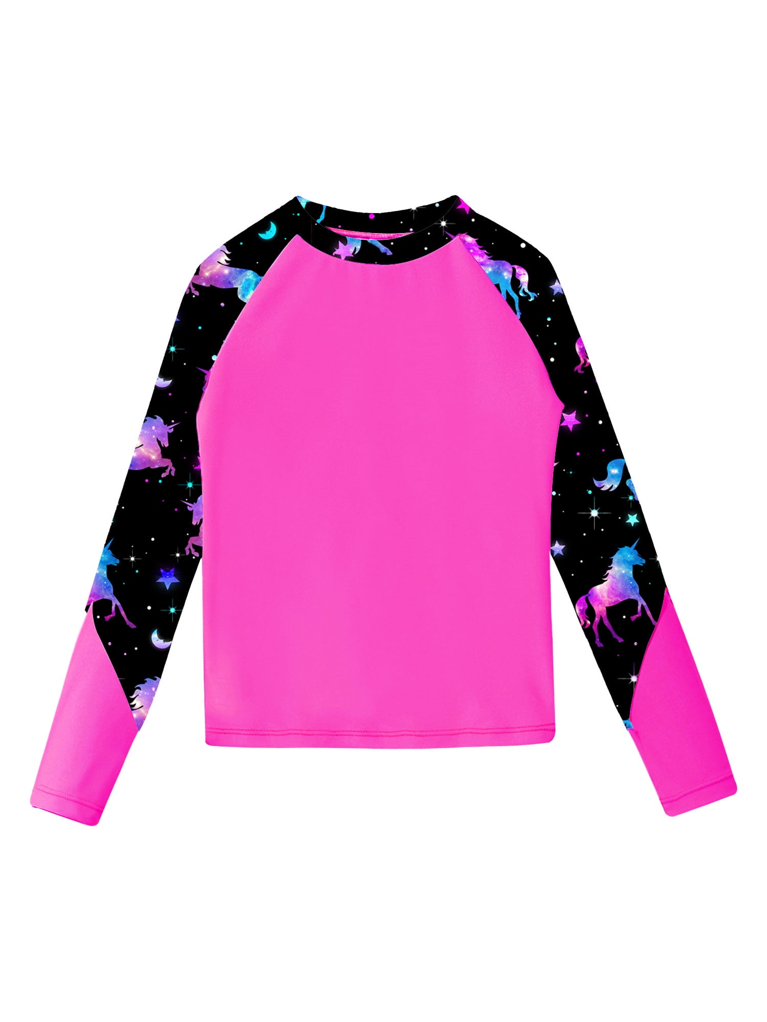Women's Long Sleeve Rash Guard Swim Shirt - 
