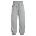 thumbnail image 1 of Sholeno Kids Boys Tear Away Basketball Pants Casual Joggers Sweatpants Active Running Sports Pants Gray 160, 1 of 6