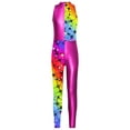 thumbnail image 1 of Sholeno Kids Girls Sleevless Tank Unitard One Piece Dance Gymnastics Full Body Leotard Bodysuit Hot Pink 14, 1 of 5