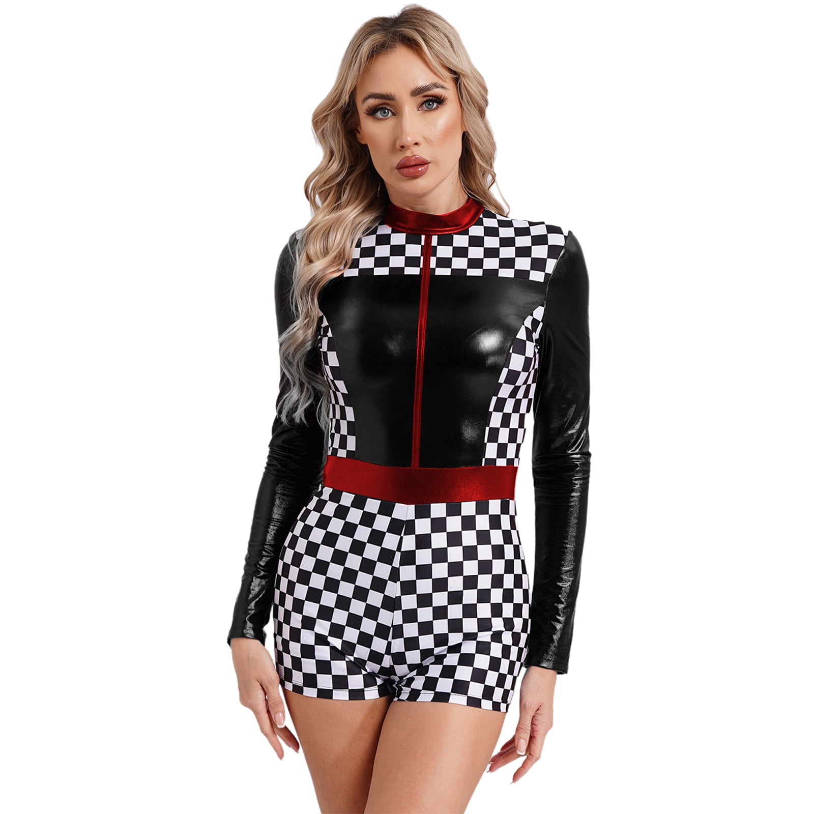 Sholeno Womens Dress Up Car Driver Uniform Boyshorts Racer Racing ...