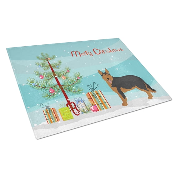 Shollie 2 Christmas Tree Glass Cutting Board Large