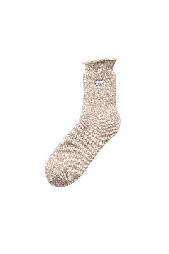 2 Pairs Socks For Ankle Boots Padded Lined Soft Fuzzy Socks Cozy Sleep Sock Warm Socks For Women